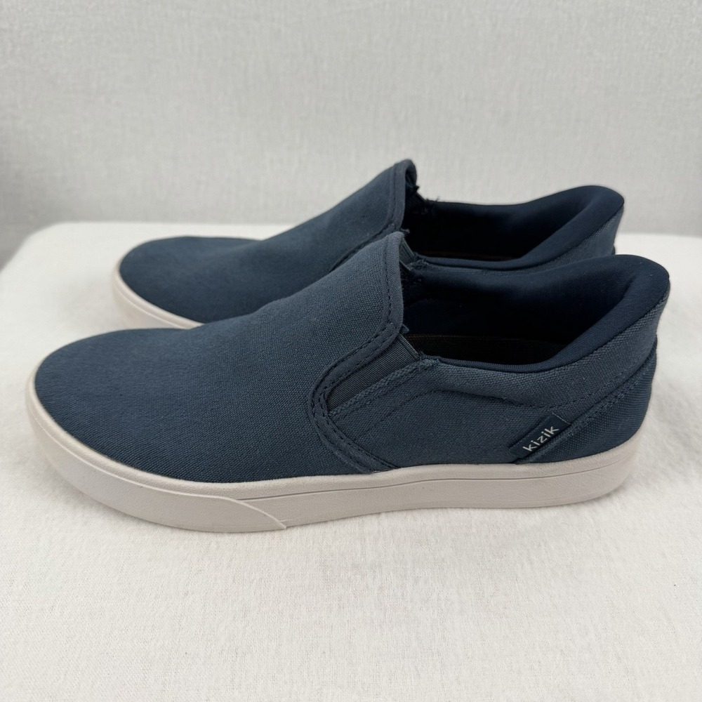KIZIK Venice Canvas‎ Slip On Sneakers Tidepool Blue Unisex M 5/W 6.5 Comfort - Picture 6 of 10